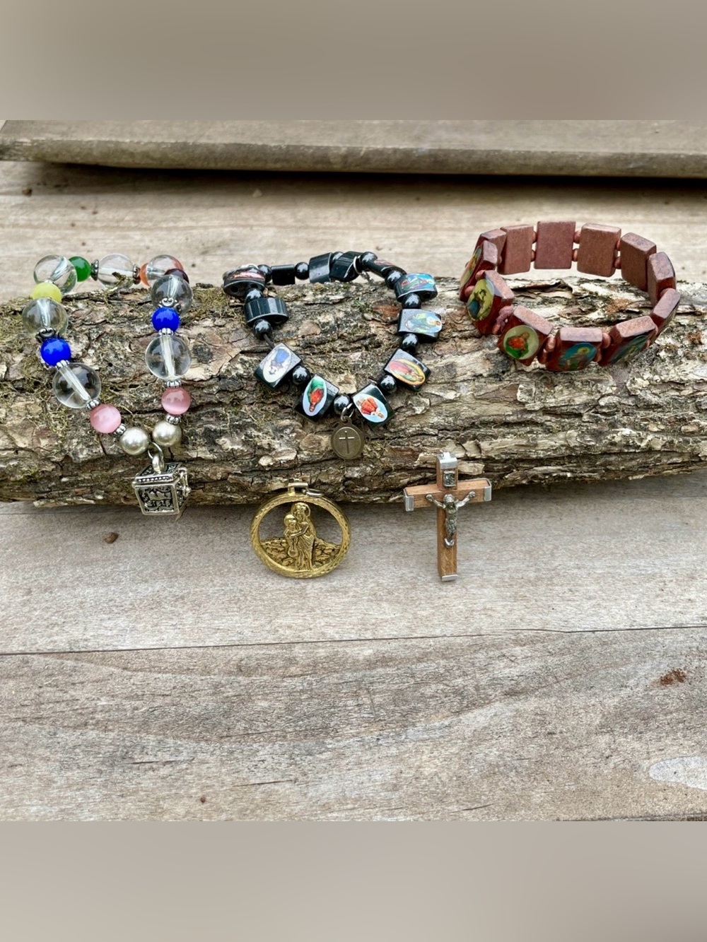 Lot of 5 Religious Jewelry Pieces